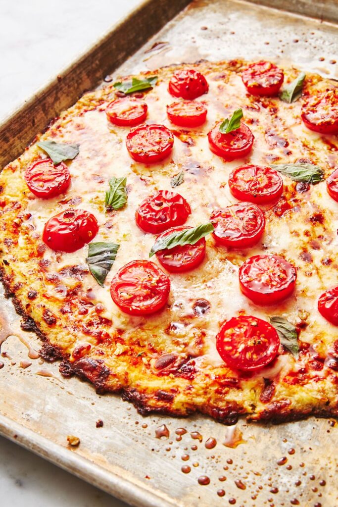 Keto Pizza Crust Recipe - Cauliflower Pizza Crust